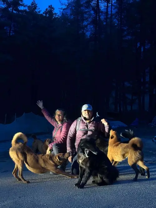 image of Amit and Tara in Bhutan