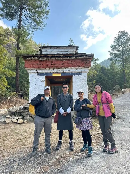 image of Amit and Tara in Bhutan