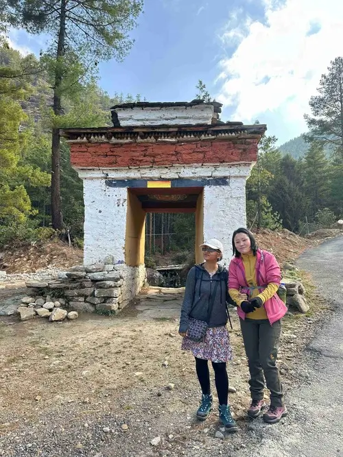 image of Amit and Tara in Bhutan