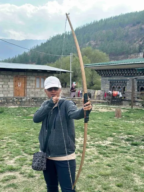 image of Amit and Tara in Bhutan