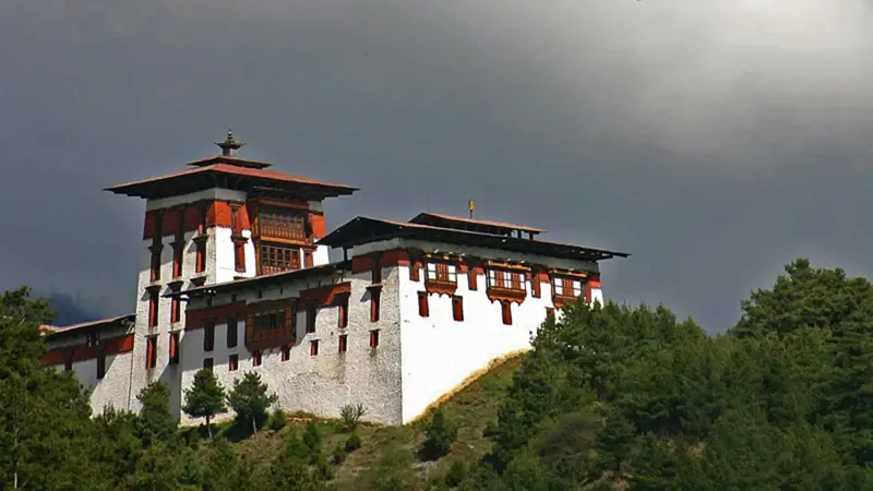 Jakar Dzong in Bumthang, Bhutan