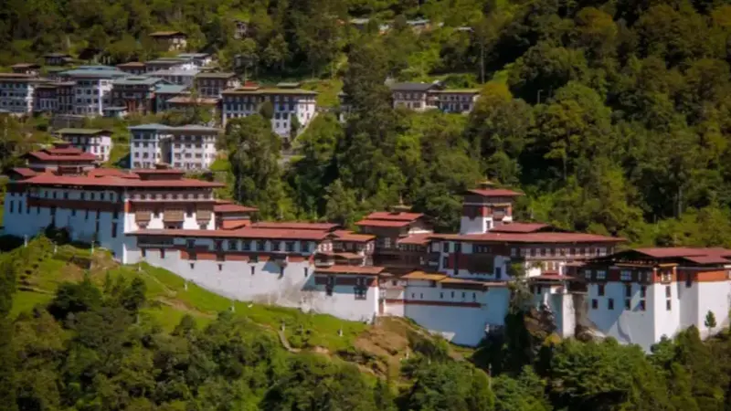 Trongsa Choetse Dzong in Bhutan