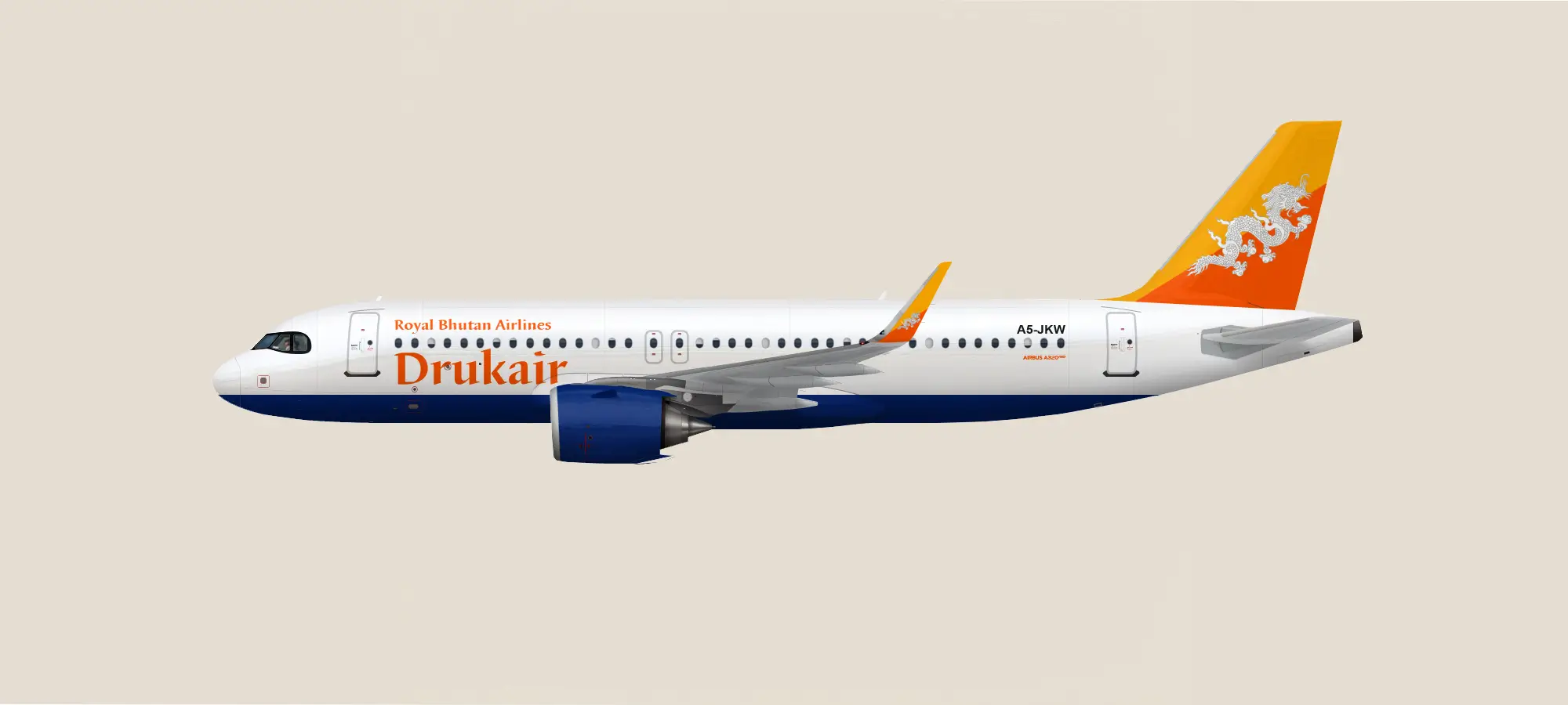 Picture of Royal Bhutan Airlines Airplane