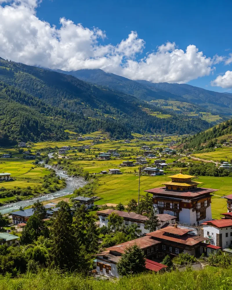 Bumthang Valley in Bhutan
