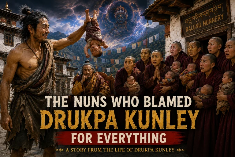 The Nuns Who Blamed Drukpa Kunley for Everything - A Story from the life of Drukpa Kunley