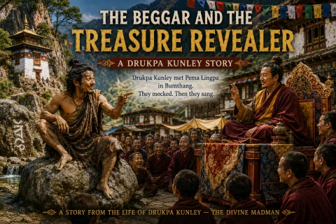 The Beggar and the Treasure Revealer - A Story from the life of Drukpa Kunley