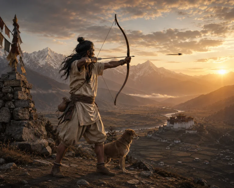 The Arrow That Found Bhutan - A Story from the life of Drukpa Kunley
