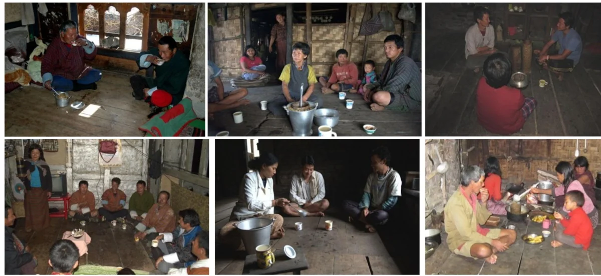 A Toast to Bhutan: Traditional Alcohol, Local Drinks & the Stories Behind Them - family gathering large