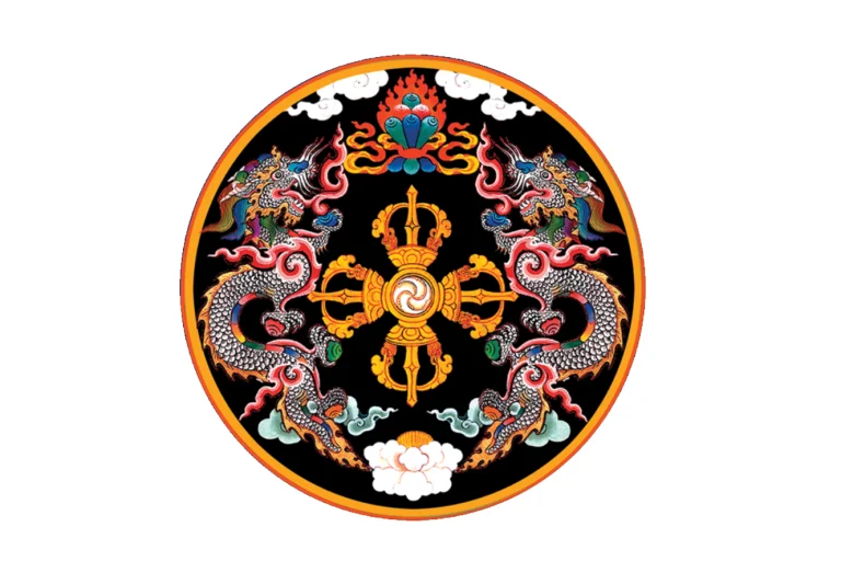 Bhutan’s National Emblem: The Vajra, the Lotus, and the Thunder Dragons