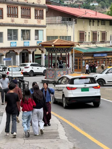 No Traffic Light in the entire country of Bhutan