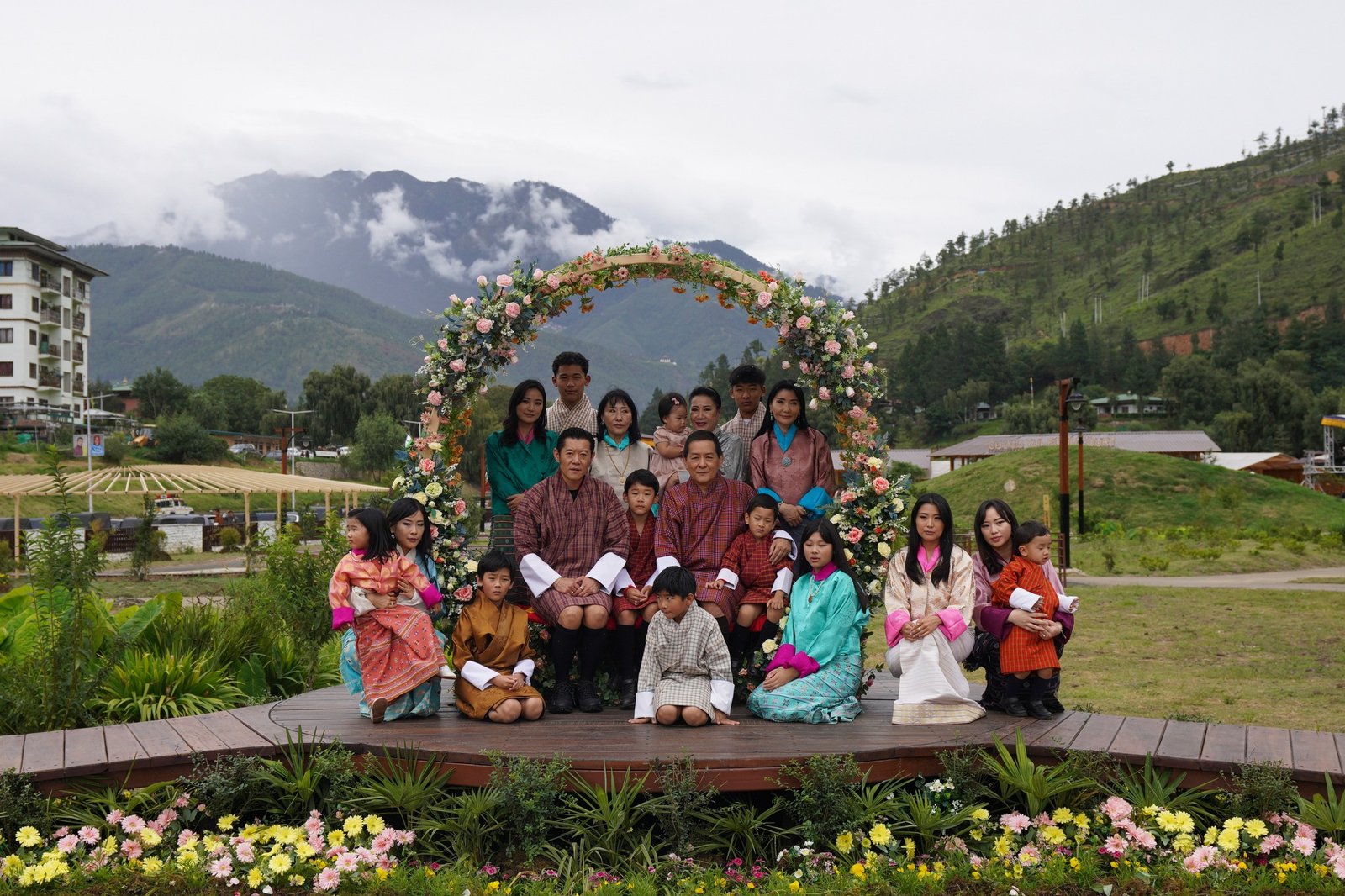 the royal family changyul park bhutan